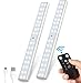 Produktbild LED Schrankbeleuchtung, LUNSY, LED Unterbauleuchte Dimmbar mit Fernbedienung, Wireless 32 LED Schranklicht mit Magnetstreifen für Schrank Küche,2 Stück,Weiß