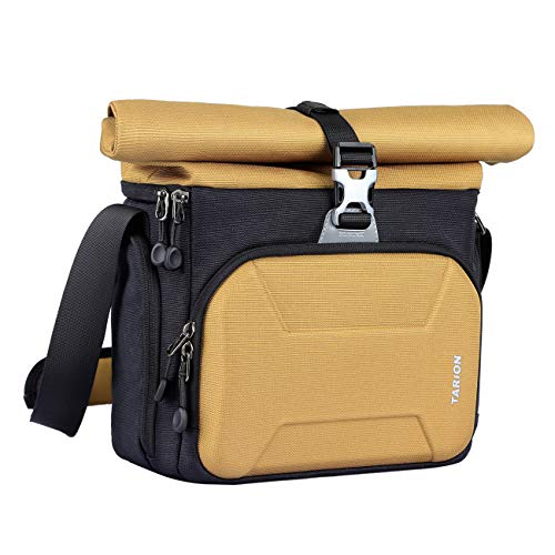 TARION XHS Camera Bag Case Shoulder Sling Bag Roll Top for DSLR Mirrorless