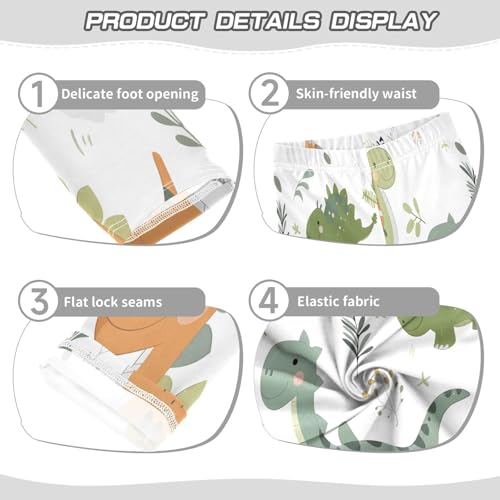 Bolaz Toddler Girls Leggings Printed Yoga Pants Leggings Dinosaurs Cute for Kids3