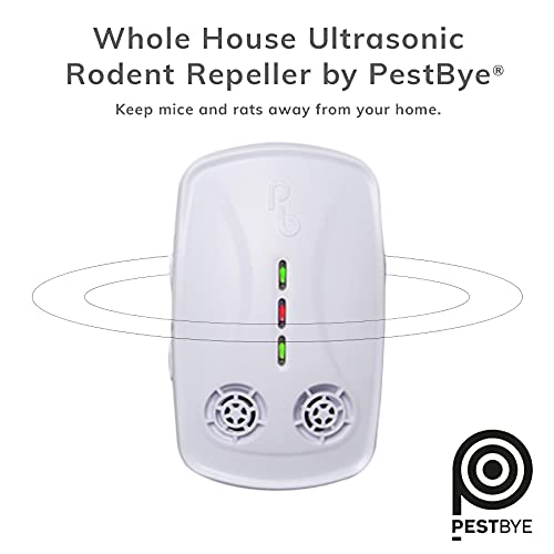 Pestbye® Advanced Whole House Rat and Mouse Repellent - Ultrasonic Electromagnetic Repeller - Get Rid of Mice and Rodents Humanely - Image 2