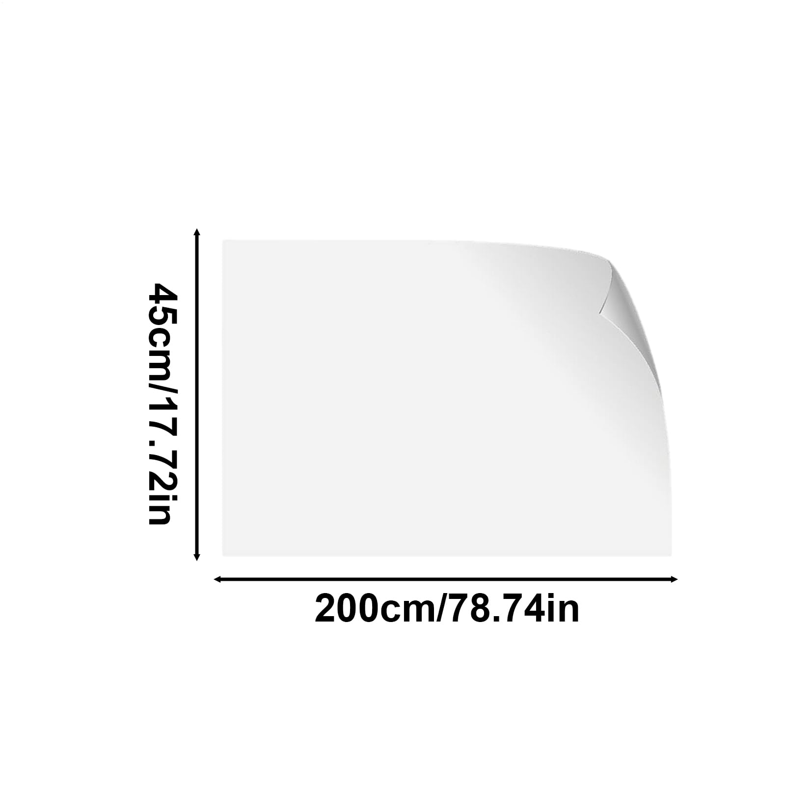 Pizarra blanca – Lámina electrostática de pizarra borrable | Pizarra blanca extraíble para pared, mesa y | Lámina de papel de escritura para habitación infantil, escuela y empresa
