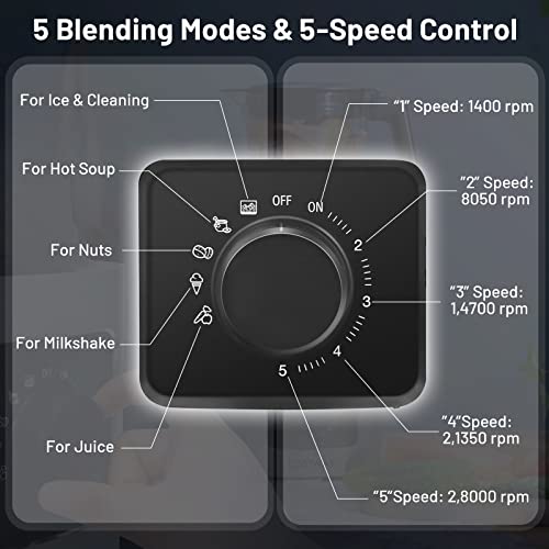 Professional Blender for Smoothies 1500W