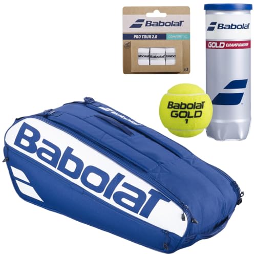 Babolat Court L x9 Tennis Bag (Navy Blue) – Optional Accessories