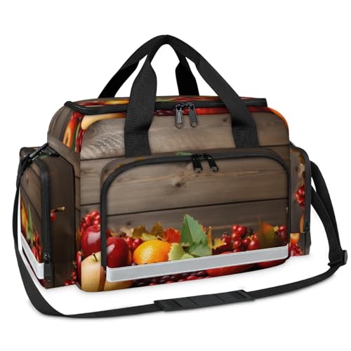 GzLeyigou First Aid Bags Empty, Shiny Grapes Emergency Bag First Aid Kit Multiple Compartment Kit Carrier On Call Trauma Bag For Paramedics Emergency Medical Supplies Kit