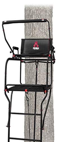 Primal Treestands 22' Mac Daddy Xtra Wide Deluxe Ladderstand - Thumbnail 2