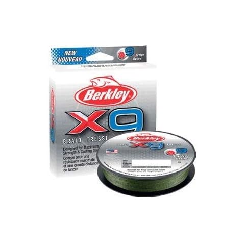Berkley X9 geflochtene Angelschnur - 9-fache geflochtene Schnur zum Salzwasser- und Süßwasserangeln Cover