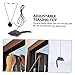 VANZACK 1set Cat Teaser Toy Cat Hanging Toys Hook for Door Fun Interactive Mouse Design for Exercise Bonding Your Feline Friend