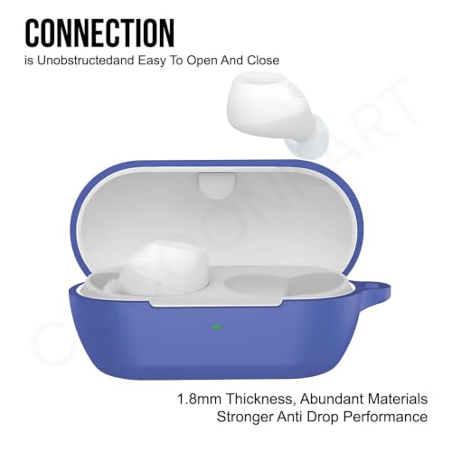 Image of Soft Silicone Case Cover for WF-C710N | C710NSA -Blue