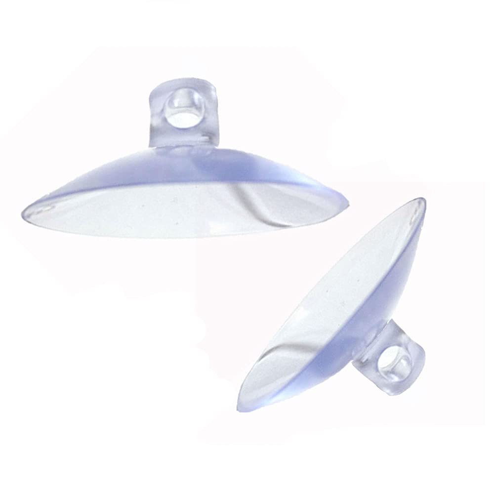 NevStp Ventose in PVC trasparente Supporti a ventosa adesivi forti Gancio per gancio Ventose per auto Cucina Bagno Finestra Decorazione in vetro, 20