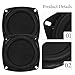 2 Pack Passive Radiator: 4 Inch Subwoofer Woofer Membrane, Rubber Vibration Diaphragm Plate Replacement Woofer Diaphragm for Bass Speaker Subwoofer DIY Repair