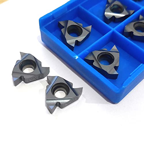 10 piezas insertos de carburo 16IR AG60 para torneado externo miniatura 3
