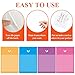 Oungy 200 PCS Self Adhesive Index Card Pockets with Top Open 3.5 x 3.5 In Adhesive Label Pockets Clear Plastic Index Card Holder for Organizing Storage Bins Library Cards