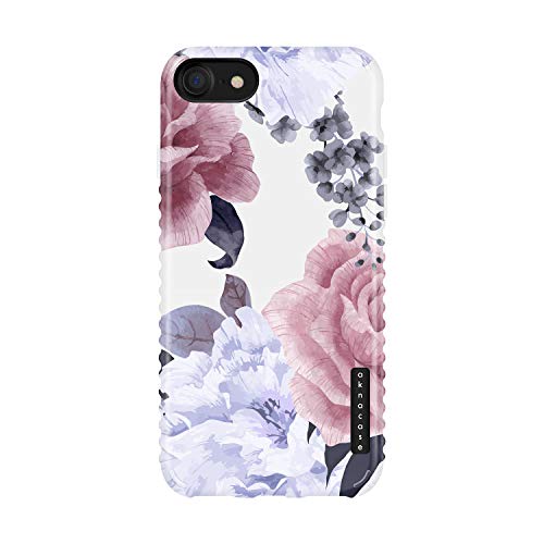 Akna iPhone 8 & iPhone 7 case Floral, Charming Series Flexible Silicon Cover for Both iPhone 8 & iPhone 7 [Floral Peony](798-U.K)