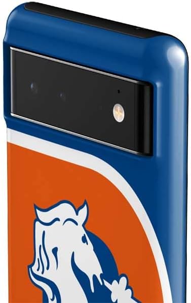 Skinit Pro Phone Case Compatible with Google Pixel 6 - Officially Licensed NFL Denver Broncos Retro Logo Design