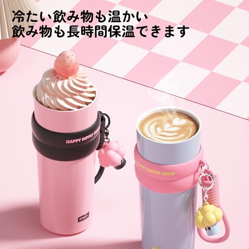 Sidagar 710ml WEXg[t ۉۗ^u[ XeX ėp\ RȂ EH[^[{g Xgbvt sp |[^uR[q[Jbv Floral Pink