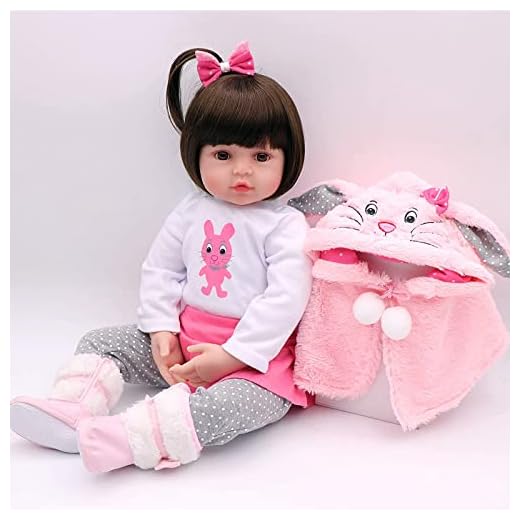 ZIYIUI Realistico Reborn Baby Dolls 22 Pollici 55 Cm Bambola Reborn Silicone Vinyl Handmade Bebe Reborn Ragazza Carina Baby Baby Giocattoli Regalo