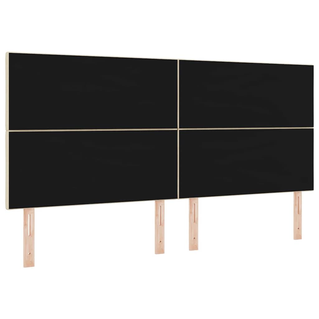 Cabecero de cama moderno de tela con marco de madera de pino macizo, altura ajustable 118/128 cm, duradero, para dormitorio, dormitorio juvenil y habitación de invitados