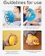 2 Stück Therapy Stress Ball Hand Exercise Ball – Stressball Handtrainer zur Rehabilitation, Fingerübung, Griffkraft und Stressabbau