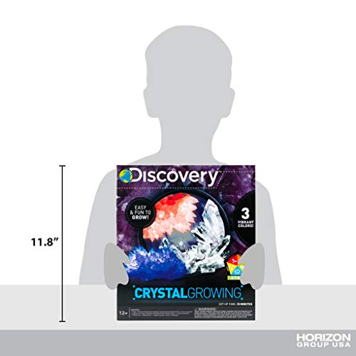 Discovery Kids Crystal Growing Kit By Horizon Group Usa, Diy Stem Science, Make Your Own 3 Colorful Crystals #TOP4