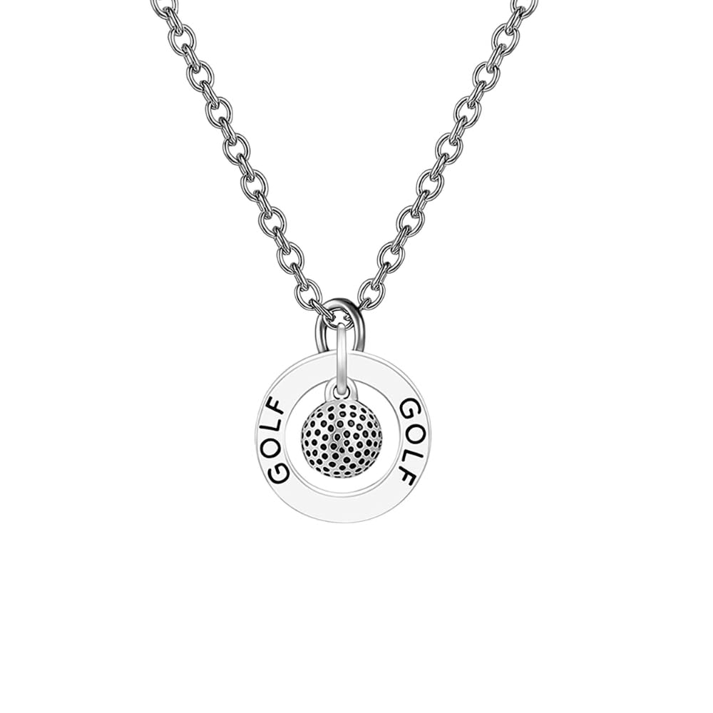 Infinity Collection Golf Charm Necklace, Golf Jewelry, Golf Charm Gift for Golf Players