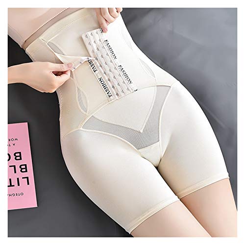 QQWW Womens Waist Trainer Body Shaper High Belly Belt Slimming Pants Tummy Control Shapewear Slimming Underwear 1021 (Color : Skin, Size : 3X-Large)