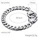 Jakob Miller Handcuff Stainless Steel Curb Chain Link Bracelet Partners in Crime Best Friends Bracelets Friendship BFF Bangle For Women Men