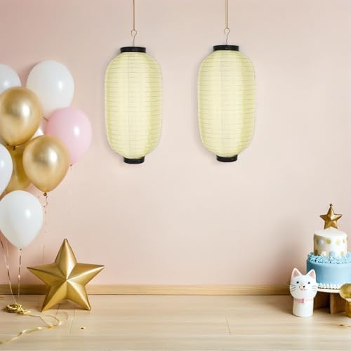 Faroles Japoneses Impermeables de Tela para Iluminación Suave en Eventos 6