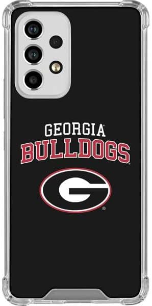 Skinit Clear Phone Case Compatible with Galaxy A53 5G - Officially Licensed University of Georgia Bulldogs Design