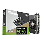 ZOTAC Gaming GeForce RTX 5050 Solo DLSS 4 8GB GDDR6 128-bit 20 Gbps PCIE 5.0 Gaming Graphics Card, SFF-Ready Super Compact Card, ZT-B50500G-10L
