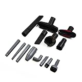 DAZZLEEX 15 piezas de accesorios de aspirador cabeza de succión cepillos de boquilla plana 32 mm/35 mm para chupar esquinas, etc.