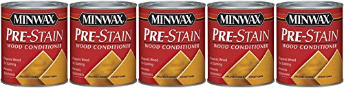 Minwax 61500444 Pre Stain Wood Conditioner, 1 Quart,Clear 5 Pack