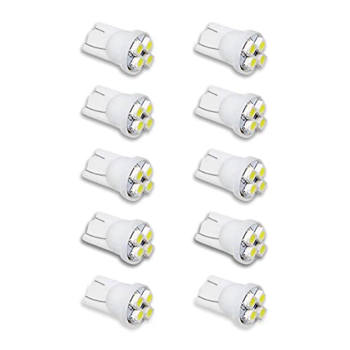 Per-Accurate Inc. PA LED 10PCS #555 T10 4SMD LED Pinball Machine Light Bulb Red-6.3V