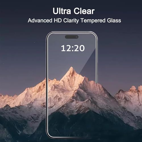 Image of Mothca Military-Grade Tempered Glass Screen Protector Compatible for Samsung Galaxy S24 Ultra with Edge to Edge Coverage - Case Friendly, Anti-Scratch & Bubble-Free Installation Kit (Pack of 2)