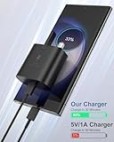 UGKENT Samsung Fast Charger, Samsung USB C Charger Plug and Cable 1M USBC to Type C Charging Lead for Galaxy S25/S24/S23/S22/S21/S20/A17/A16/A15/A14/A32/A33/A34/A35/A36/A56/A55A/54/A53/A52/A26/A25 - Image 5