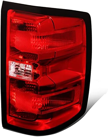 Factory Style Rear Tail Lights Brake Lamps with Wiring Harness Compatible with Chevy Silverado 1500 2500 3500 14-19, Passenger Right Side, Red Lens