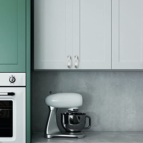 Asidrama 10 Pack 3 Inch(76Mm) Hole Centers Kitchen Cabinet Handles, Brushed Satin Nickel Cabinet Pulls Kitchen Cabinet Hardware For Cupboard Drawer Handles Dresser Pulls #TOP2