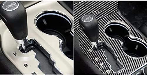Accesorio de Fibra de Carbono para Portavasos Jeep Grand Cherokee miniatura 3