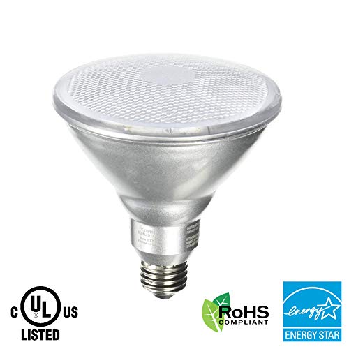 Led Par38 Dimmable Flood Light Bulb, 18.5W (100W Equivalent), Waterproof, 1400 Lumens, 5000K Day Light, 120V, Indoor/Outdoor, Energy Star Certified, Ul Listed (1 Pack) #TOP2