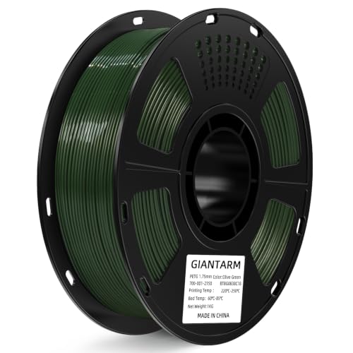 GIANTARM PETG Filament 1.75 mm Olive Green 3D Printer 1 kg Spool
