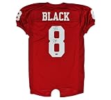 Kaelon Black Autographed/Signed Indiana Custom Red Jersey with "2025 National Champs" inscription