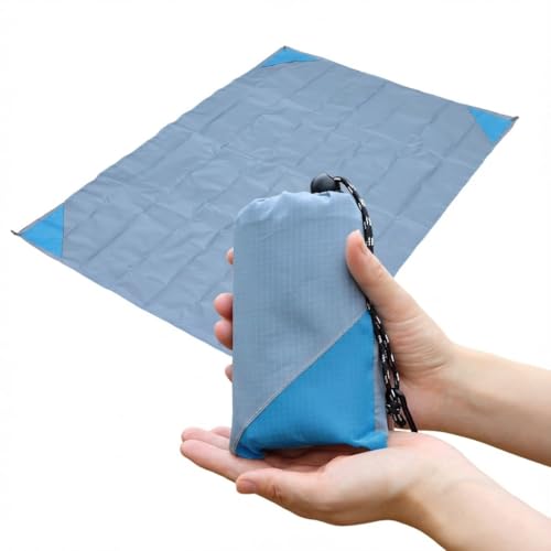 Orga'Neat Pocket Picnic Blanket, Compact Lightweight Tarp for Camping