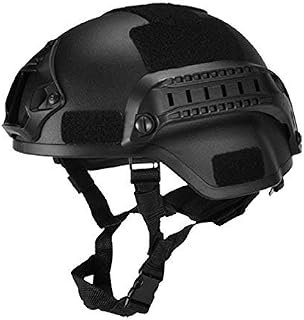 eamqrkt Military Tactical Helmet Airsoft Gear Paintball Head Protector with Night Vision Sport Camera Mount