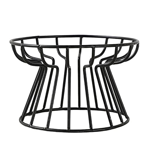 Image of Radionics Pet Ceramic Bowl Pet Food Water Bowl Cat Food Bowl Cat Elevated Feeder Black Raised Stand