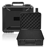 PAPNIX Hard Case with Foam, Interior- 11.4” x 9.8' x 5.7”, Waterproof Hard Case with Customizable Foam for Test Instruments Compact Cameras and Tools