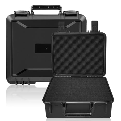 Maleta rígida con espuma personalizable, interior 11.4 x 9.8 x 5.7 pulgadas