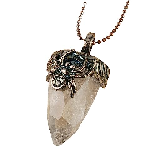 Pendentif en cristal d'améthyste authentique | Bijou quartz rose géométrique