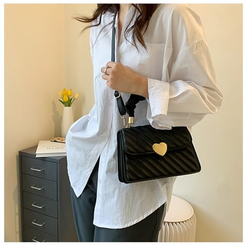 Crossbody Bags for Women PU Leather Casual Shoulder Bags Purse Fashion Small Handbags Lolita Sweet Messenger Bag2