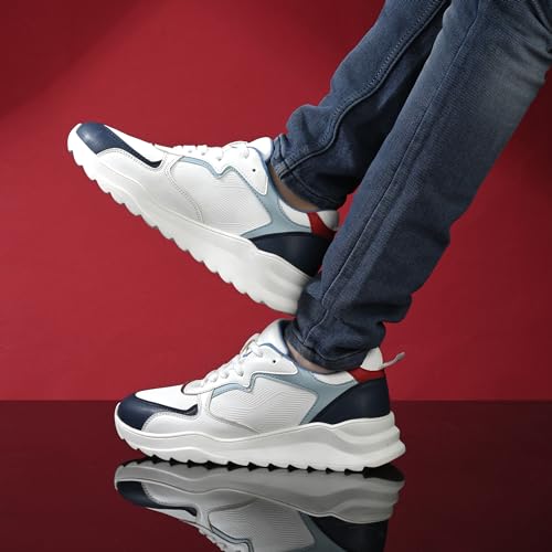 Image of Cruiser Mens Trainers Fashion Chunky Shoes| Lightweight Comfy Breathable Gym Sneakers | Walk Tall in Comfort - Block Heels for Day to Night |Comfortable Sports Footwear Casual (Dexter)