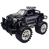 Game Day Outfitters Las Vegas Raiders Monster Truck Push and Go, Friction Powered | Officially Licensed Logo Toy Truck 1:18 Scale Truck | for NFL Fans, Boys, Kids
