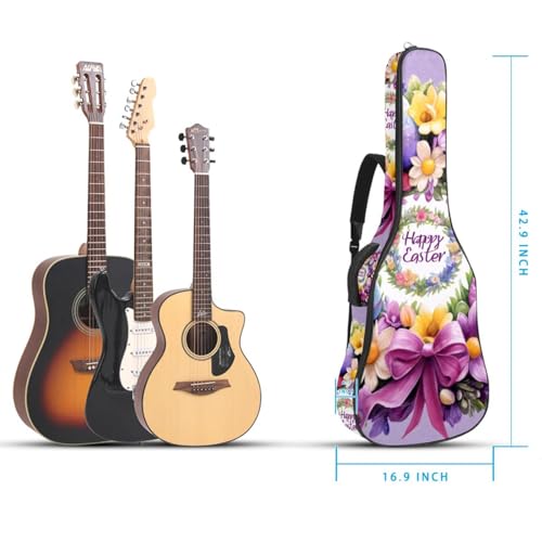 Housse guitare acoustique 40/41 pouces imperméable violette
